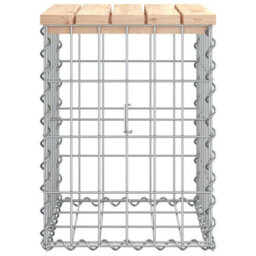 Berkfield Garden Bench Gabion Design 33X31X42 Cm Solid Wood Pine - thumbnail 4
