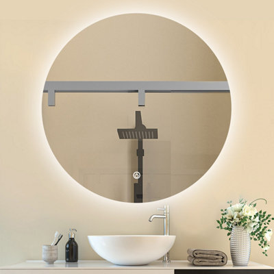 Probaty Bathrooms Led Mirror Round 1000mm With Backlit Illuminated,anti-Fog Ip44,wall Mounted,touch Sensor Smart Vanity Mirror - image 1