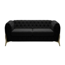 Stratus Interiors Modern Italian Chesterfield Sofa Plush Velvet 3 Seater 195W - thumbnail 2
