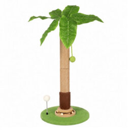 Skylos Cat Scratching Post 77Cm Palm Tree Cat Scratcher Balls Sisal Green - thumbnail 3