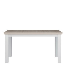 Furniture To Go Pontypool Rectangular Dining Table 150X90Cm In White And Riva Oak - thumbnail 3