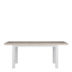 Furniture To Go Pontypool Rectangular Dining Table 150X90Cm In White And Riva Oak - thumbnail 6