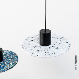 Luminosa Lighting Luminosa Confetti 300 Dome Pendant Lamp Recycled Marmoreal 30Cm - thumbnail 2