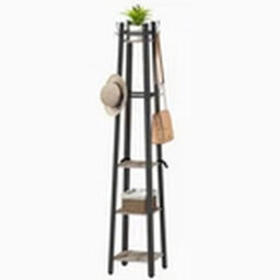 Grey Coat Rack, Industrial Storage With 8 Hooks - thumbnail 5