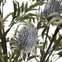 Hill Interiors Artificial Eryngium Thistle Soft Blue (One Size) - thumbnail 2