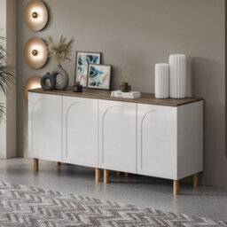 Decorotika Bohem 180 Cm Side Board White Walnut - thumbnail 2