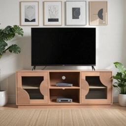Buttercup Farm Indus Tv Cabinet - Solid Wood - L40 X W145 X H56 Cm - Brown - thumbnail 5