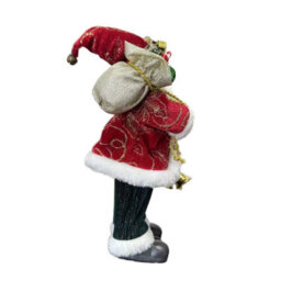 Santa Claus Figurine Standing Christmas Ornament Decoration - thumbnail 4