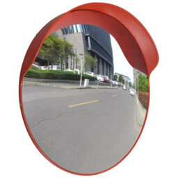 Vidaxl Convex Traffic Mirror Pc Plastic Orange 60 Cm - thumbnail 1
