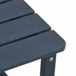 Berkfield Garden Lounge Furniture 3 Pcs Navy 38 X 38 X 46Cm Polyethylene - thumbnail 9
