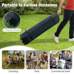 Costway 3.6 X 3.6 M Pop Up Gazebo Tent Portable Canopy Shelter W/ Vented Top - thumbnail 7