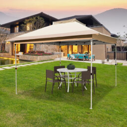 Costway 3.6 X 3.6 M Pop Up Gazebo Tent Portable Canopy Shelter W/ Vented Top - thumbnail 3