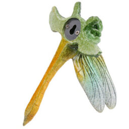 AB Tools Green & Red Wall Mount Butterflies Resin Shed Sculpture Statue House Garden - thumbnail 4