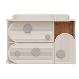 Heze Furniture Ping 1D2S Sideboard With Changing Station - Cashmere - thumbnail 3