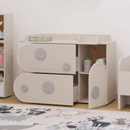 Heze Furniture Ping 1D2S Sideboard With Changing Station - Cashmere - thumbnail 2