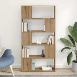 Berkfield Tv Stand Artisan Oak Chipboard 80 X 24 X 155 Cm Tv Stand - thumbnail 1