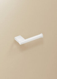 Cosmic Toilet Roll Holder, White Matt, Wall-Mounted, 8,5 Cm. Collection Bwc - thumbnail 1