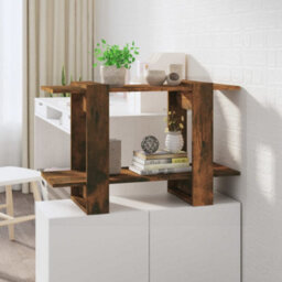 Berkfield Book Cabinet/room Divider Smoked Oak 80X30X51 Cm