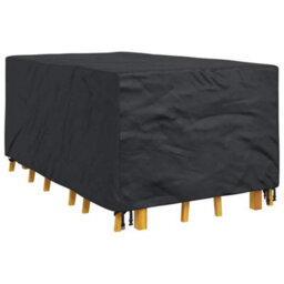 Walplus Outdoor Furniture Cover Black 143 X 225 X 90 Cm 600D - thumbnail 3