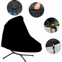 Oxford Fabric Hanging Chaise Lounge Cover For Garden Swing, Veranda, Lawn, Furniture Protection. - thumbnail 4