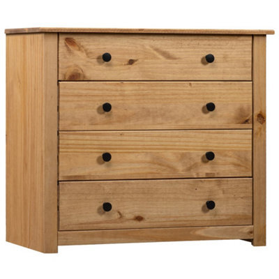 Vidaxl Side Cabinet 80X40X73 Cm Pine Panama Range - image 1