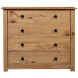Vidaxl Side Cabinet 80X40X73 Cm Pine Panama Range - thumbnail 2