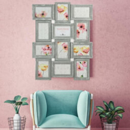 Trendi Large Multi Aperture Photo Frame For 12 6 X 4 Photos  Grey Photo - thumbnail 3