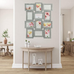 Trendi Large Multi Aperture Photo Frame For 12 6 X 4 Photos  Grey Photo - thumbnail 2
