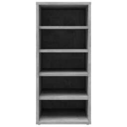 Vidaxl Shoe Cabinet Concrete Grey 31.5X35X70 Cm Engineered Wood - thumbnail 5