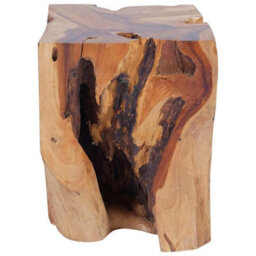 Walplus Solid Teak Wood Stool Durable And Elegant Seating Option - thumbnail 7