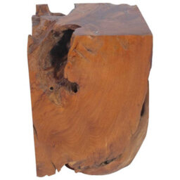 Walplus Solid Teak Wood Stool Durable And Elegant Seating Option - thumbnail 6