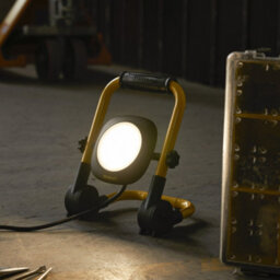 Litecraft Stanley Yellow And Black Led Portable Outdoor Folding Work Light - thumbnail 1