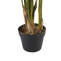 Beliani Strelitzia Artificial Tree 115Cm Green Black - Low Maintenance, Ready To Display - thumbnail 5