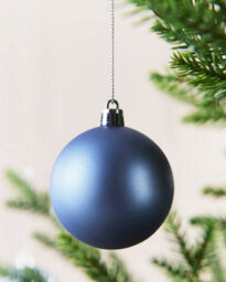 Werchristmas Set Of 50 Shatterproof Baubles, Ice Blue - thumbnail 5