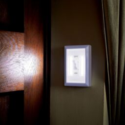 Solar White Battery-Powered Led Indoor Wall Light - thumbnail 2