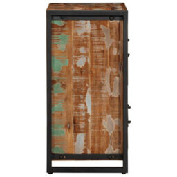 Berkfield Sideboard Multicolour 55X35X70 Cm Solid Wood Reclaimed - thumbnail 6