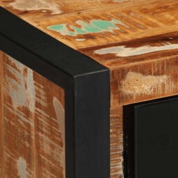 Berkfield Sideboard Multicolour 55X35X70 Cm Solid Wood Reclaimed - thumbnail 8