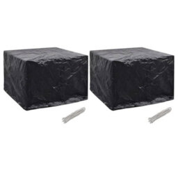 Walplus Outdoor Garden Furniture Covers 2 Pcs 8 Eyelets 122X112X98 Cm - thumbnail 1