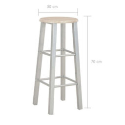 Berkfield 3 Piece Bar Set Wood And Steel - thumbnail 9