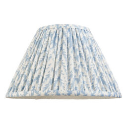 Loops Elegant Set Of 2 Shell Bay Blue Tapered Cylinder Lamp Shades - Handcrafted 30Cm Design - thumbnail 5
