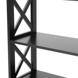Wyld And Coco Nordichome Sideboard 100 X 30 Cm Black With 1 Drawer And 2 Shelves - thumbnail 9