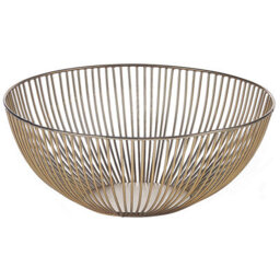 Beliani Set Of 3 Bowls Garut Metal Gold - thumbnail 6