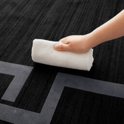 Ameha Nico Black Printed Living Room Rugs Modern Non Slip Extra Large Area Runner Greek Key Style 80 X 300 Cm - thumbnail 8
