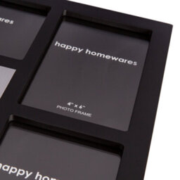 Happy Homewares Modern Black Multi Collage Picture Frame With Family Wording And Cute Phrase - thumbnail 5