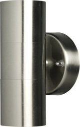 Netagon Garden Outdoor Porch Garage Eden 230V Wall Light In Stainless Steel
