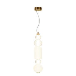Luminosa Lighting Luminosa Maytoni Collar Ii Modern Slim Pendant Ceiling Light Gold Integrated Led 3000K - thumbnail 2