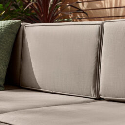 Furniturebox Orlando, Brown Rattan Garden Sofa Modular Outdoor Patio Couch Seating, Table & 6 Chairs Garden Corner Sofa Set +Cover - thumbnail 5