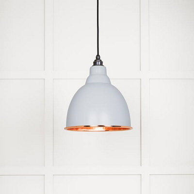From the Anvil Hammered Copper Brindley Pendant In Birch - image 1