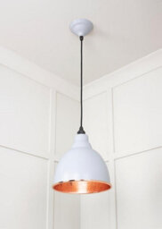 From the Anvil Hammered Copper Brindley Pendant In Birch - thumbnail 4