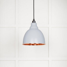 From the Anvil Hammered Copper Brindley Pendant In Birch - thumbnail 2